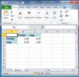 The Stata Blog » Retaining An Excel Cell’s Format When Using Putexcel